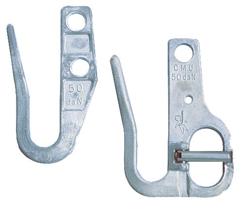 Catu - Crochet pour corde de service pour l'ancrage de charges à monter/descendre