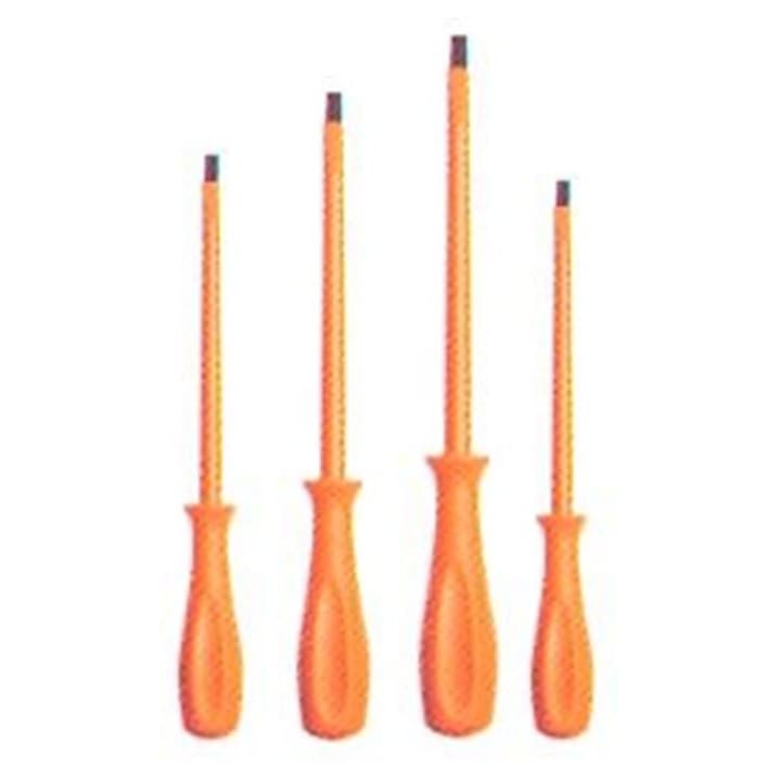 Catu - Jeu de 4 tournevis isolés plats de 3-4-6,5-8 mm