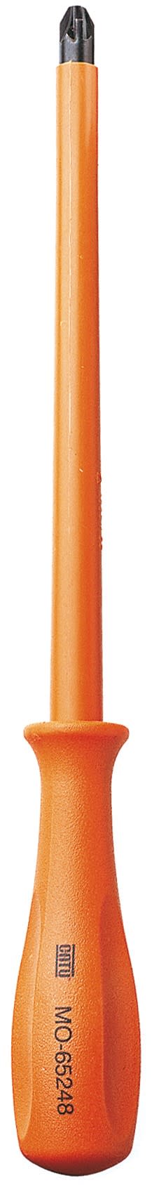 Catu - Tournevis isolé à embout POZIDRIV de 6 (PZ2). Lame 100 mm