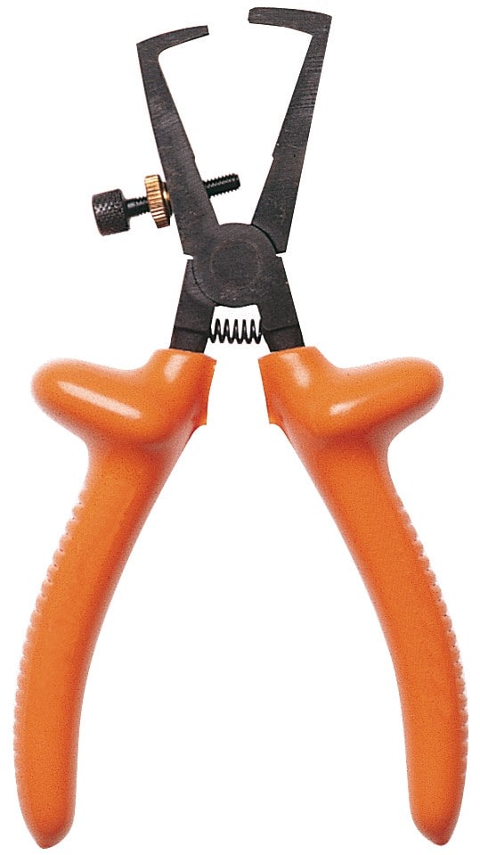 Catu - Pince à dénuder isolée 160 mm. Capacité : section 0,5 à 10 mm² cuivre, aluminium