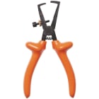 Catu - Pince à dénuder isolée 160 mm. Capacité : section 0,5 à 10 mm² cuivre, aluminium