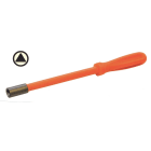 Catu - Tournevis à douille isolé avec pointe femelle triangulaire 11 mm sur plat