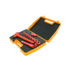 Catu - Coffret d'outils isolés 1/2", clé à cliquet et 10 douilles