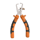 Catu - Pince à dénuder isolée bi-matière. Lg 160 mm. Sections 0,5-10 mm² cuivre et alu