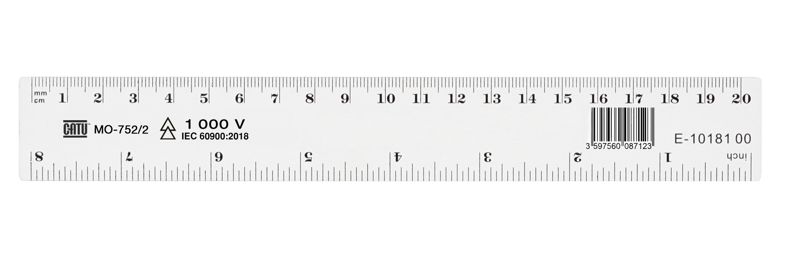 Catu - Réglet entièrement isolant IEC 60900 L 200 mm