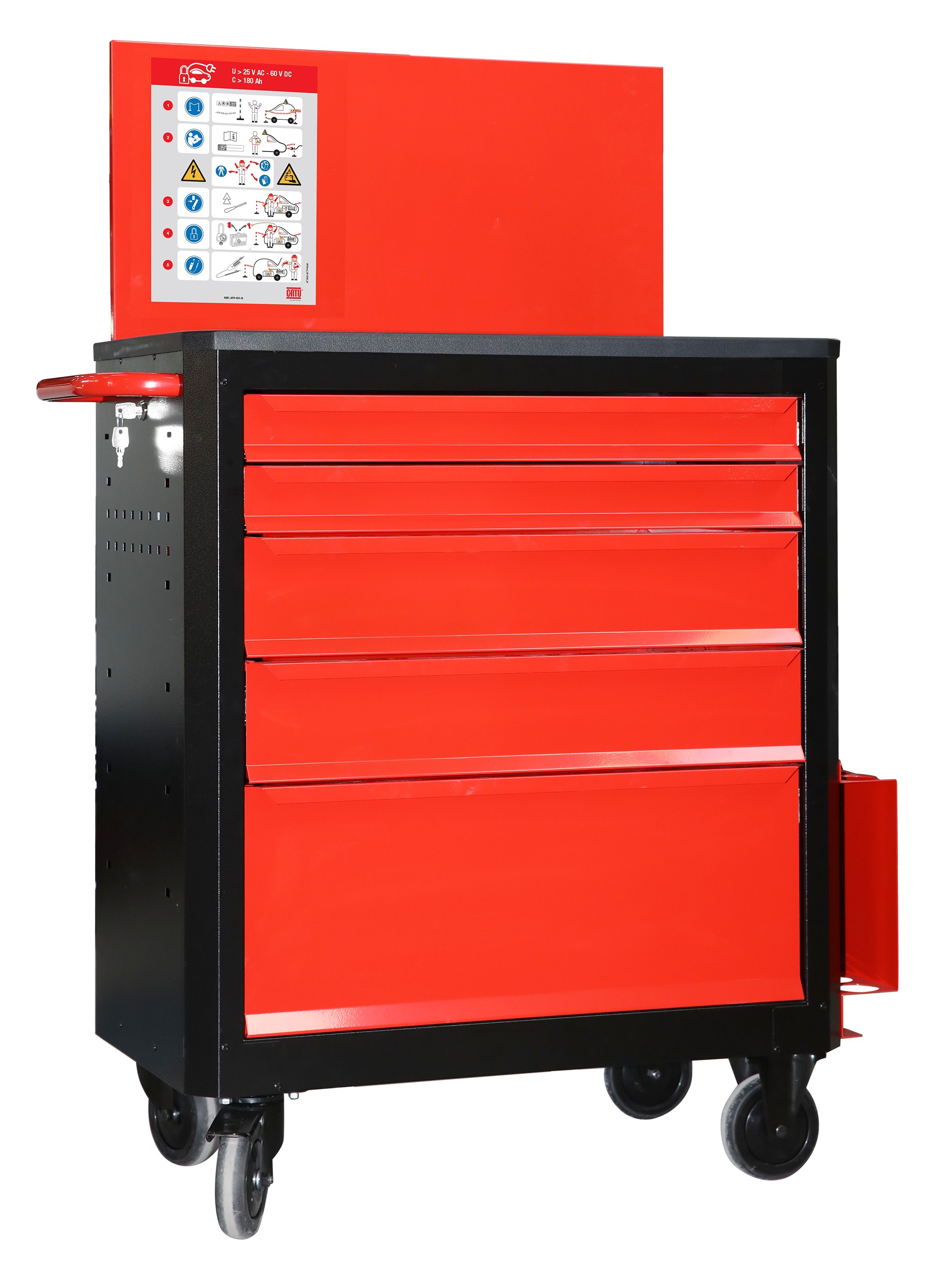 Catu - Servante d?atelier pour interventions sur les véhicules électriques et hybrides