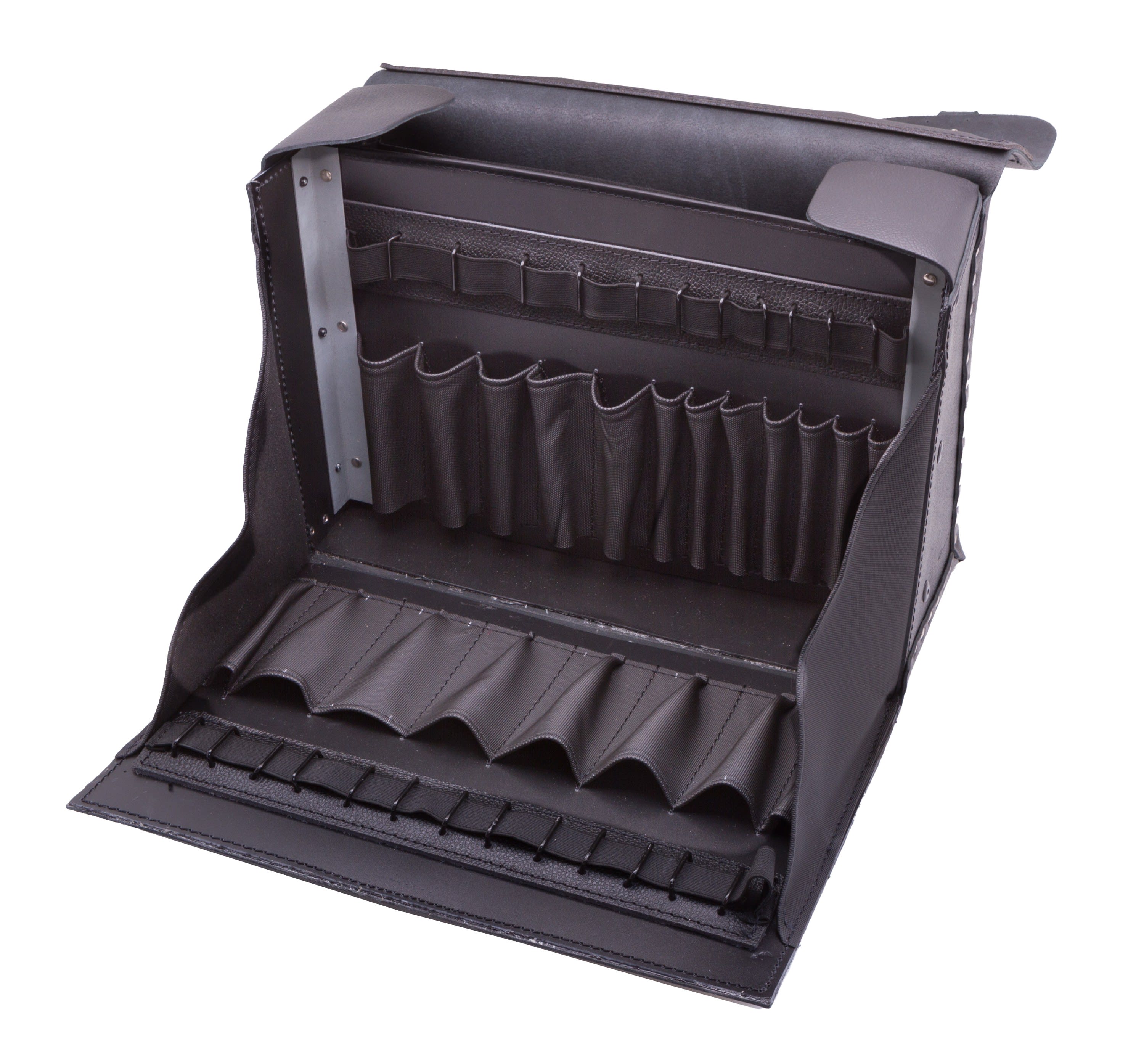 Catu - Sacoche cuir porte-outils à compartiments multiples