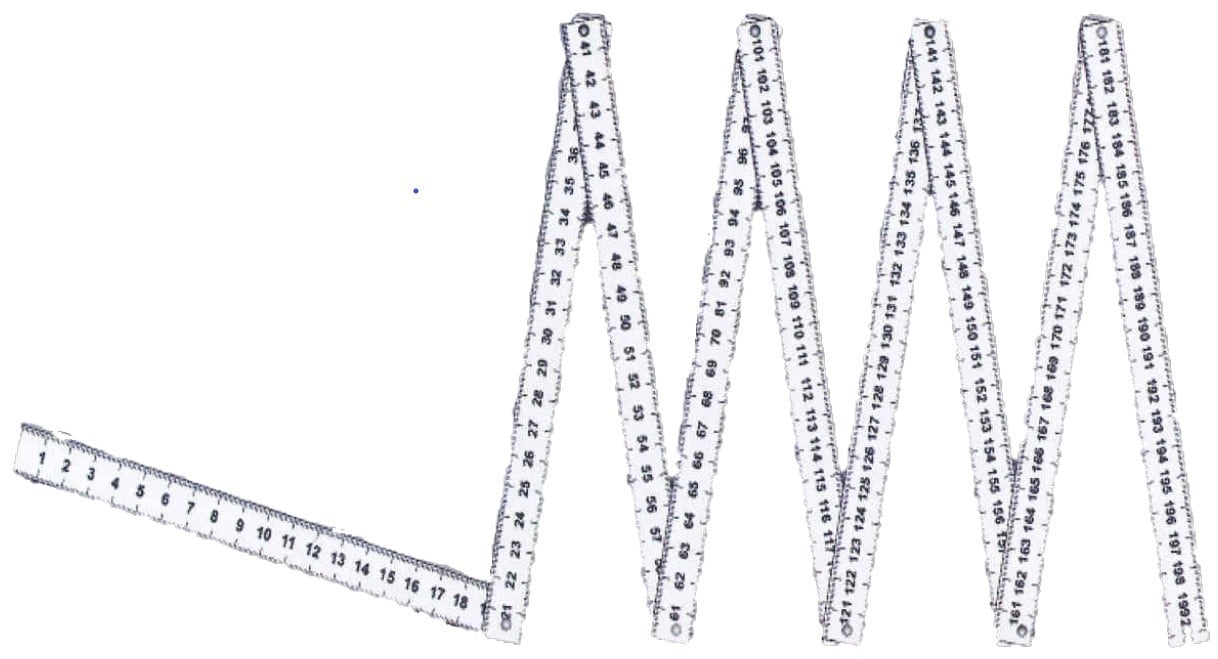 Catu - règle pliante isolée de 1 mètre pour les travaux à basse tension