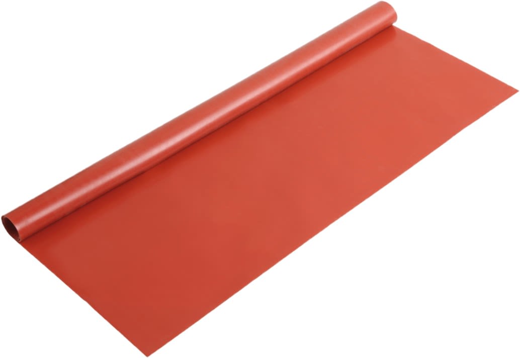 Catu - Nappe isolante orange classe 0 épaisseur 1,2 mm dim. 1 m x 10 m