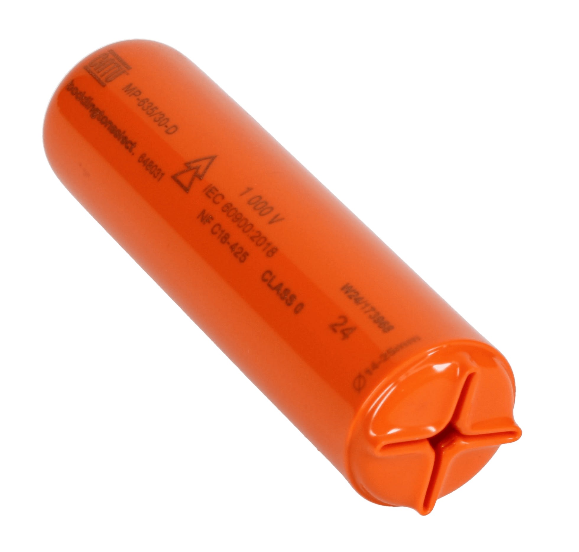 Catu - Manchon isolant pour extrémité de câble. Dim 30 x 120 mm