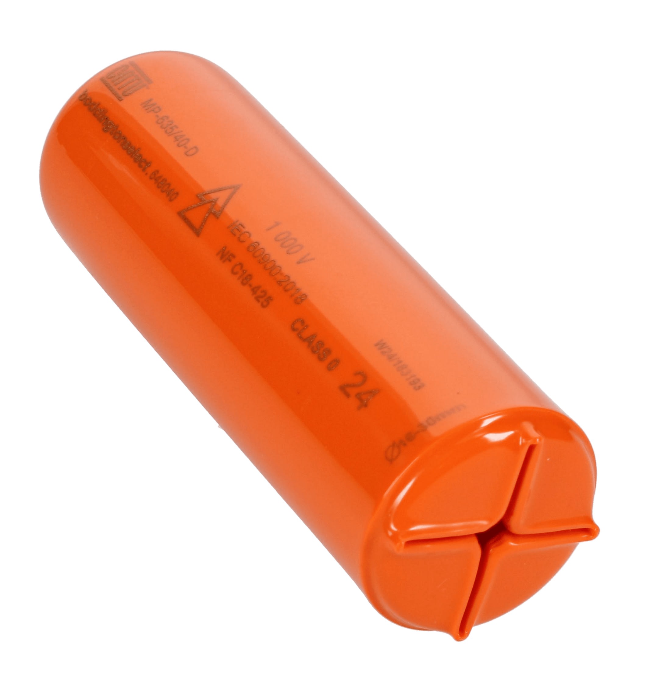 Catu - Manchon isolant pour extrémité de câble. Dim 40 x 135 mm