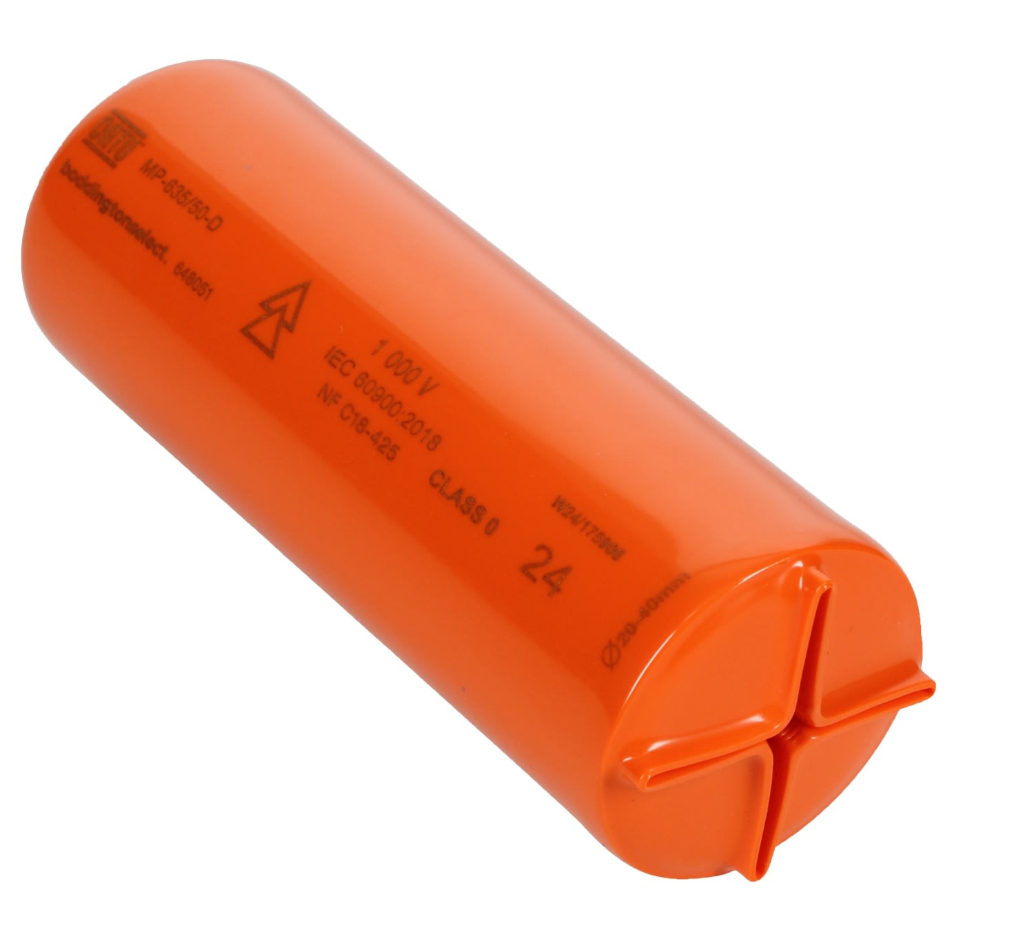 Catu - Manchon isolant pour extrémité de câble. Dim 50 x 155 mm