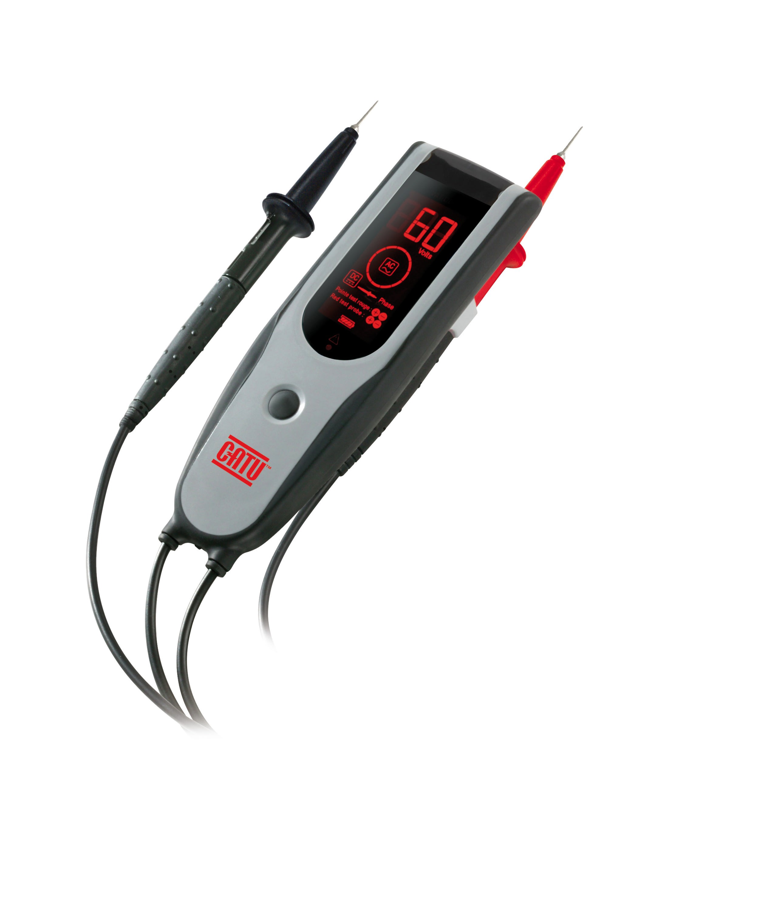 Catu - Détecteur BT LCD 950 V pointes Ø 2 mm (digital), rotation de phase