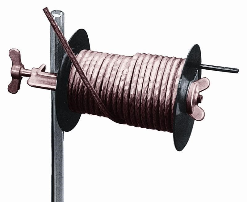 Catu - Bobine dévidoir avec câble de terre et étau de fixation sur piquet de terre