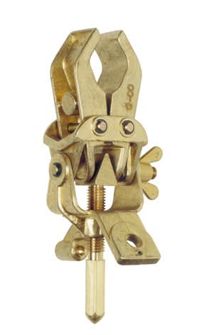 Catu - Pince de mise à la terre orientable pour conducteur Icc: 14,5 kA/1s