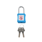 Catu - cadenas plastique bleu anse metal 6mm clé aléatoire Z