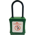 Catu - cadenas plastique vert anse nylon 4mm clé identique A2