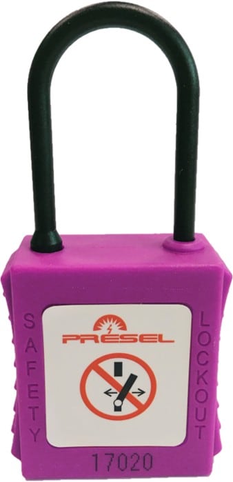 Catu - cadenas plastique violet an nylon 4mm clé identique A8