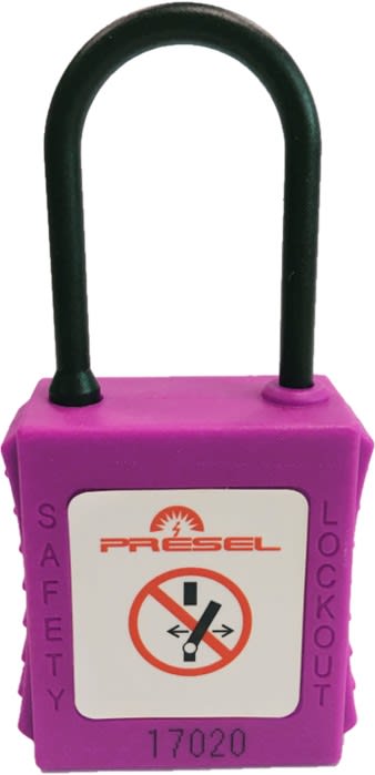 Catu - cadenas plastique violet an nylon 4mm clé identique A8