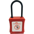 Catu - cadenas plastique rouge anse nylon 6mm clé identique A3