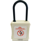 Catu - cadenas plastique blanc anse nylon 4mm clé identique A2