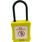 Catu - cadenas plastique jaune anse nylon 4mm clé identique A2