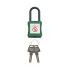 Catu - cadenas plastique vert anse nylon 6mm clé identique A4