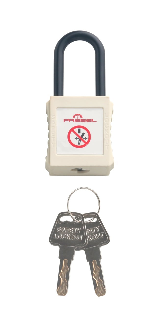 Catu - cadenas plastique bleu anse nylon 6mm clé aléatoire Z