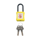 Catu - cadenas plastique jaune anse nylon 6mm clé identique A5