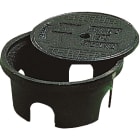 Catu - regard de visite en fonte ht: 105mm pour mise à la terre permanente
