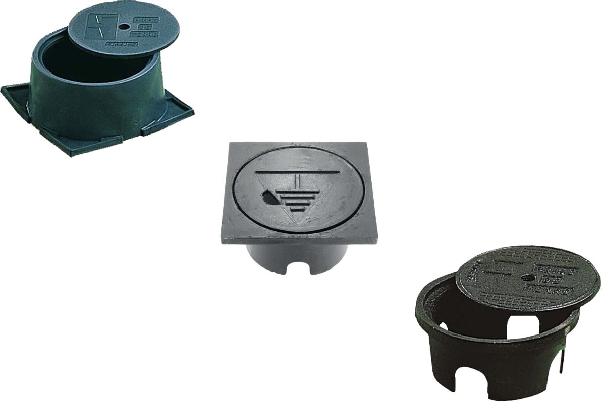 Catu - regard de visite en plastique hauteur 90 pour mise à la terre permanente