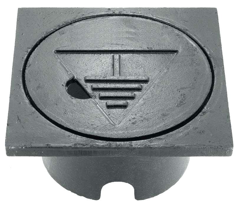 Catu - regard de visite en fonte pour mise à la terre permanente