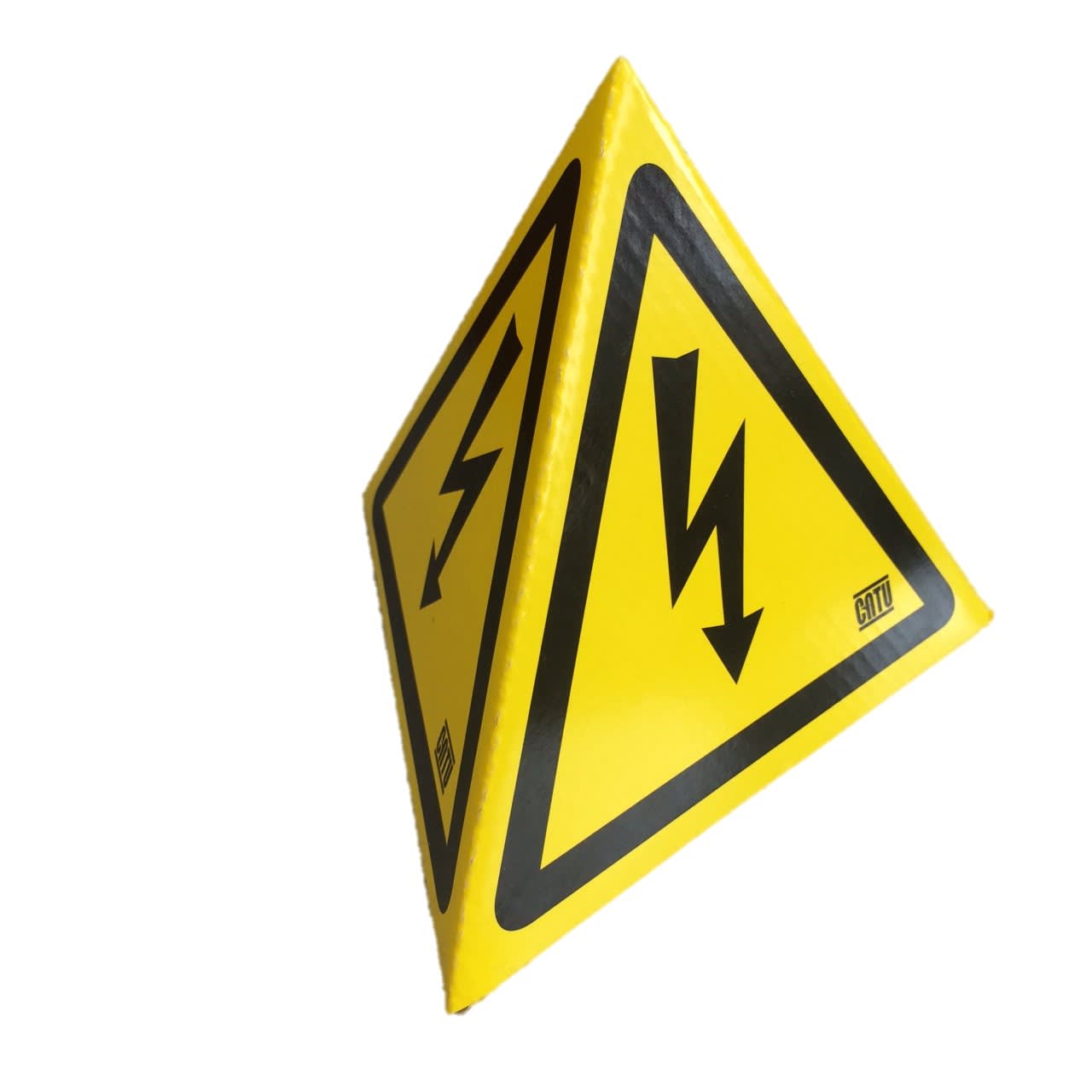 Catu - Triangle de signalisation pour véhicule électrique ou hybride.