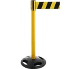 Catu - Balise PVC de signalisation avec "SANGLE ENROULABLE" socle lesté