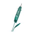 Catu - Pointe de touche de couleur verte à fourreau rétractable, connecteur droit