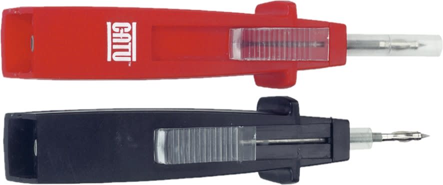 Catu - Jeu de 2 pointes de touche Noire et Rouge