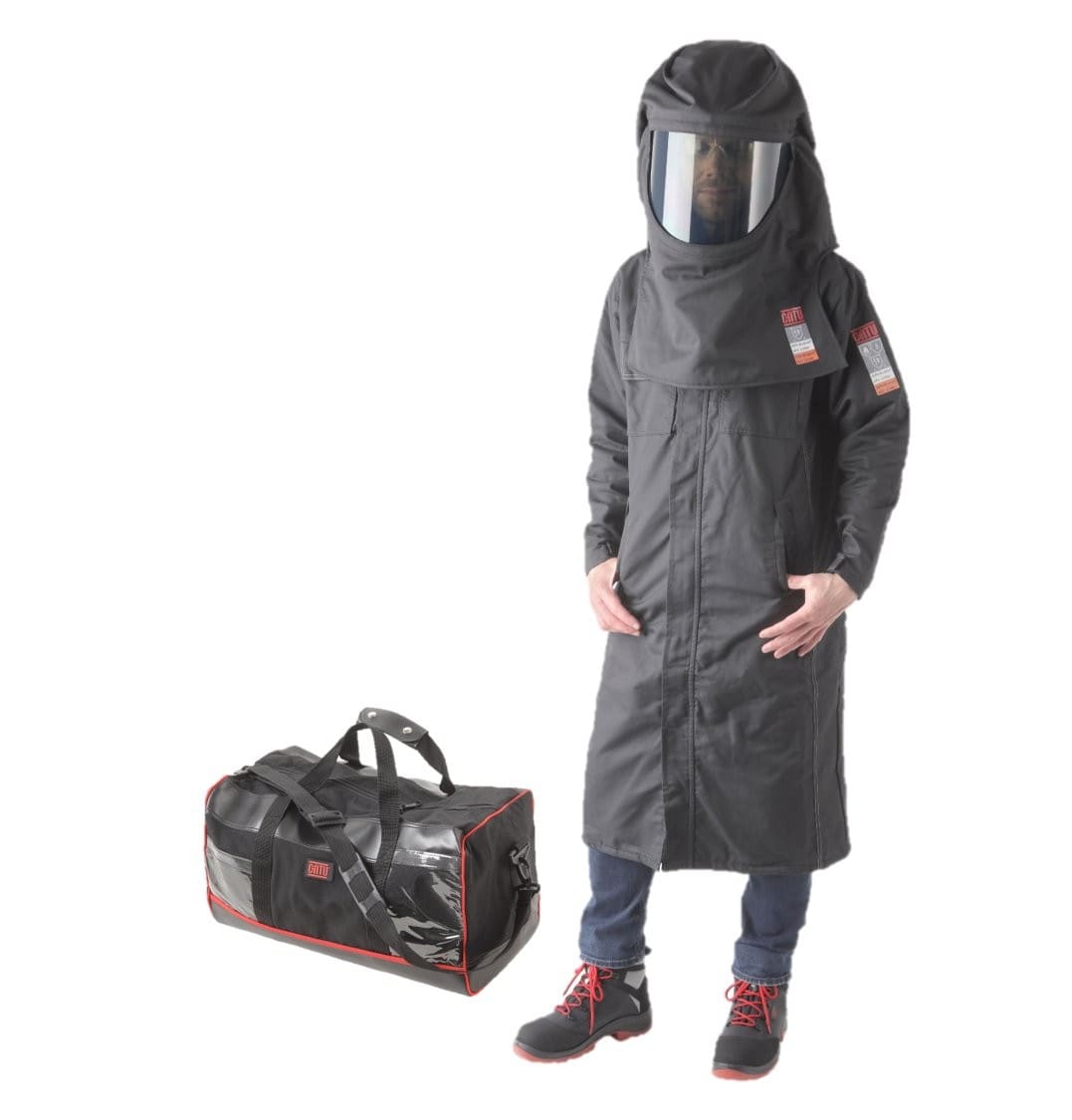 Catu - Kit complet protection arc flash ATPV 25-40 cal/cm² veste de manoeuvre 3XL-4XL