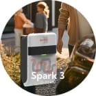 Sparklin - Borne IRVE pilotable 22kW WiFi RJ45 4G + plateforme de supervision Sparklin