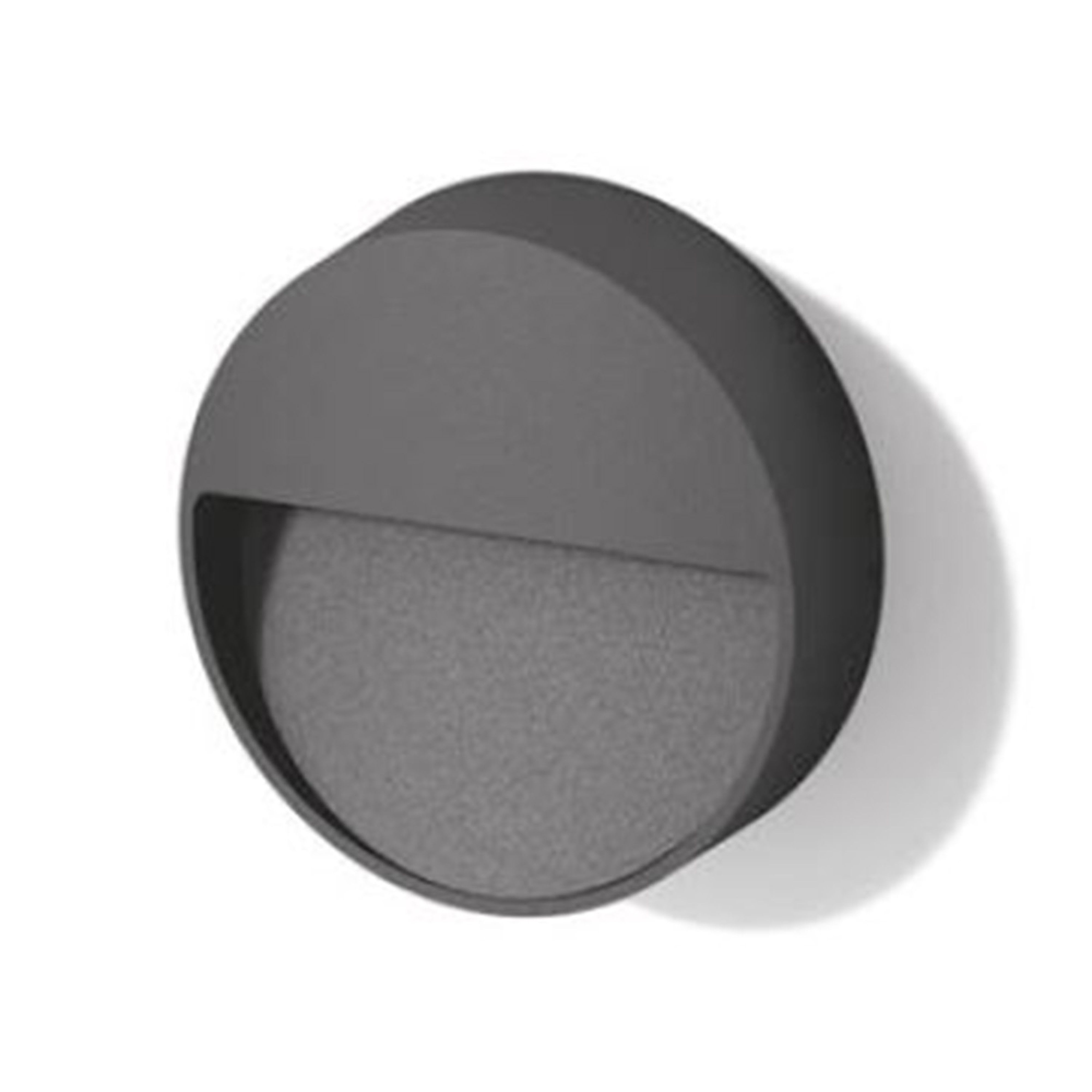 Be-Led - WALL ROND SAILLIE-4W-IP65-3000K-GRIS FONCE