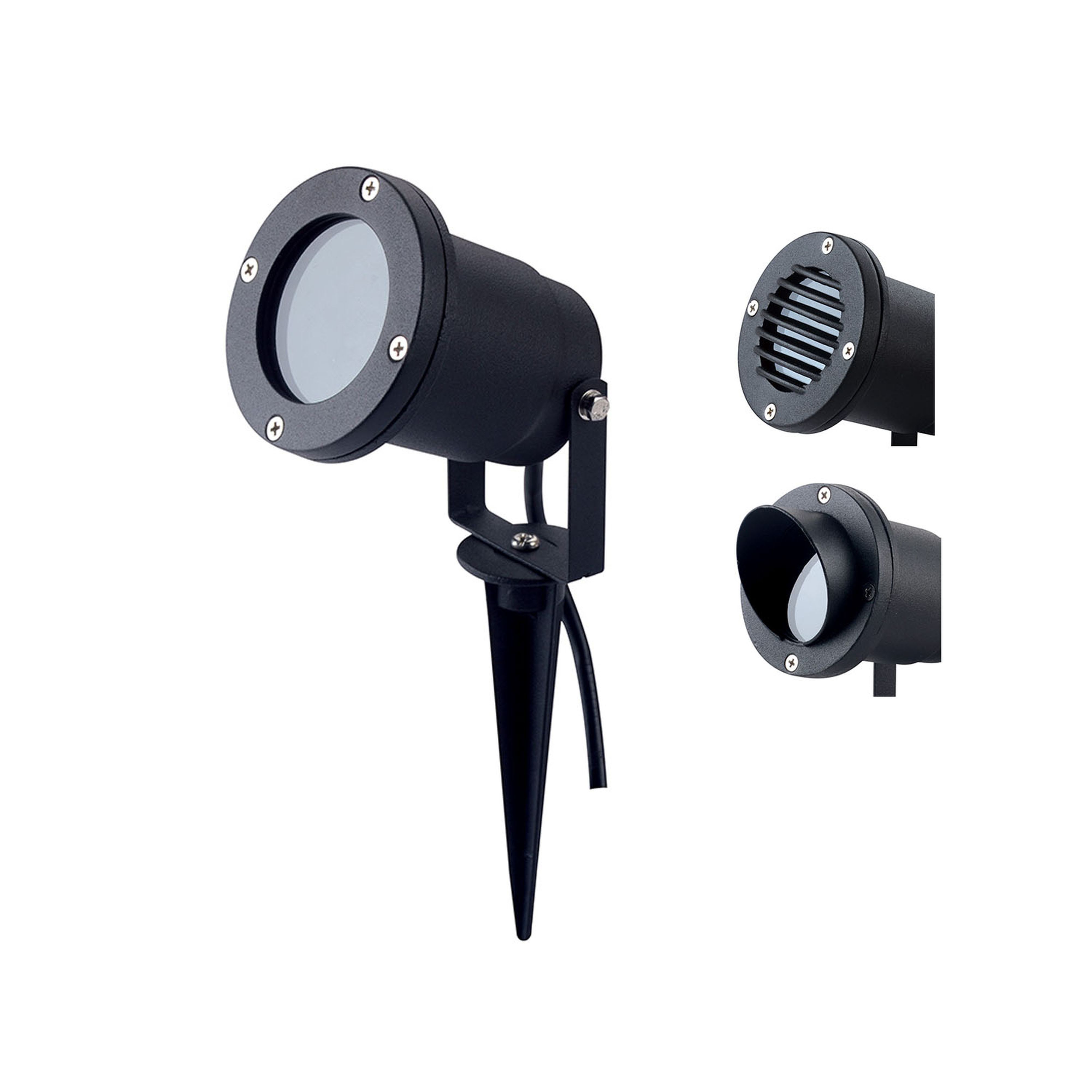 Be-Led - IGOR 2 PROJ GU10 IP54 50CM DE CABLE AVEC PIQUET