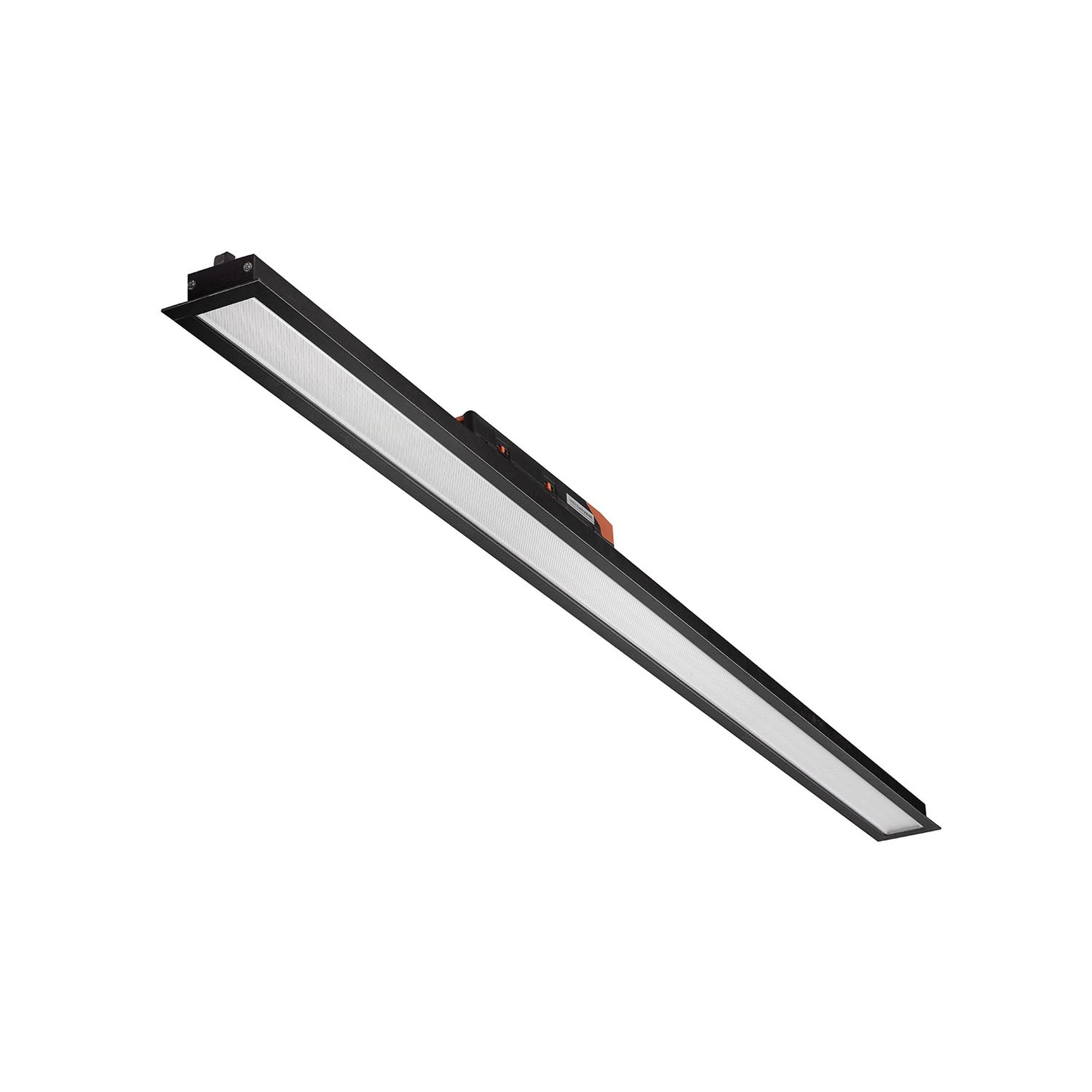 Be-Led - OFFICELINE 120 OPALE PRISM-28W-3CCT-DALI PUSH DIM-ENCASTRE-NOIR