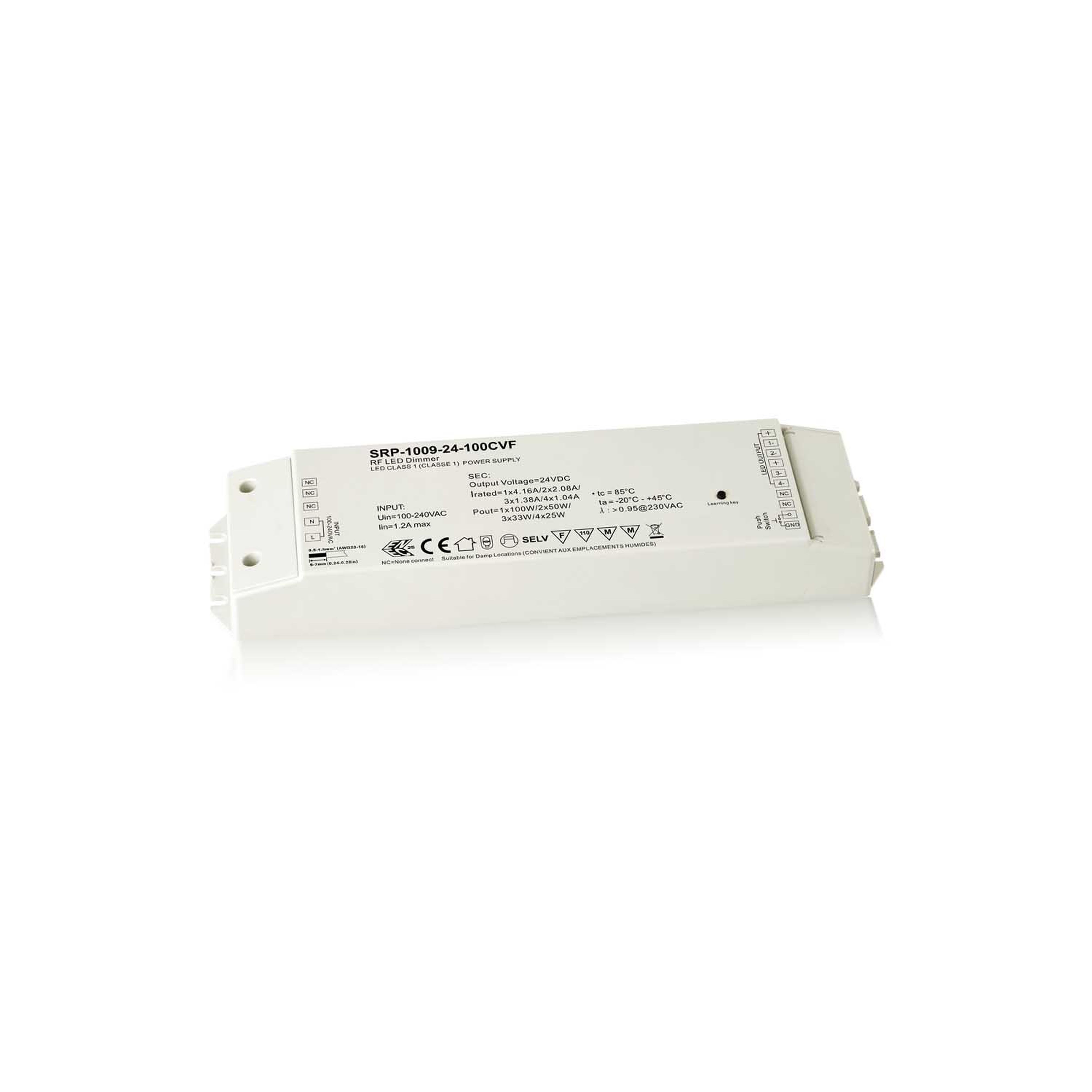 Be-Led - ALIM-CV24V-50W-IP20-SUNRICHER-1CH-RF PUSH DIM
