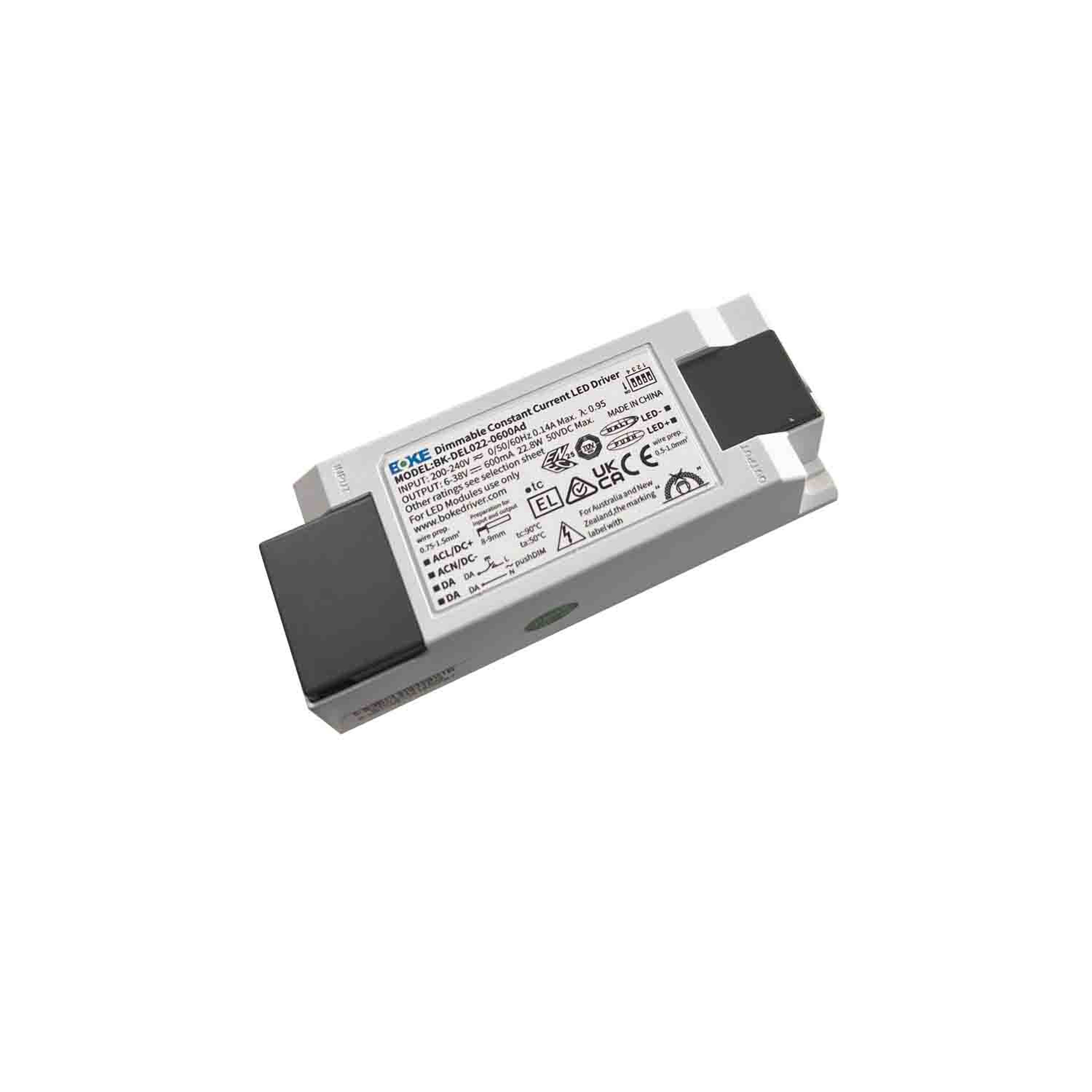 Be-Led - ALIM-CC225/600mA-10/22W-6/38V-IP20-BOKE-DALI PUSH DIM