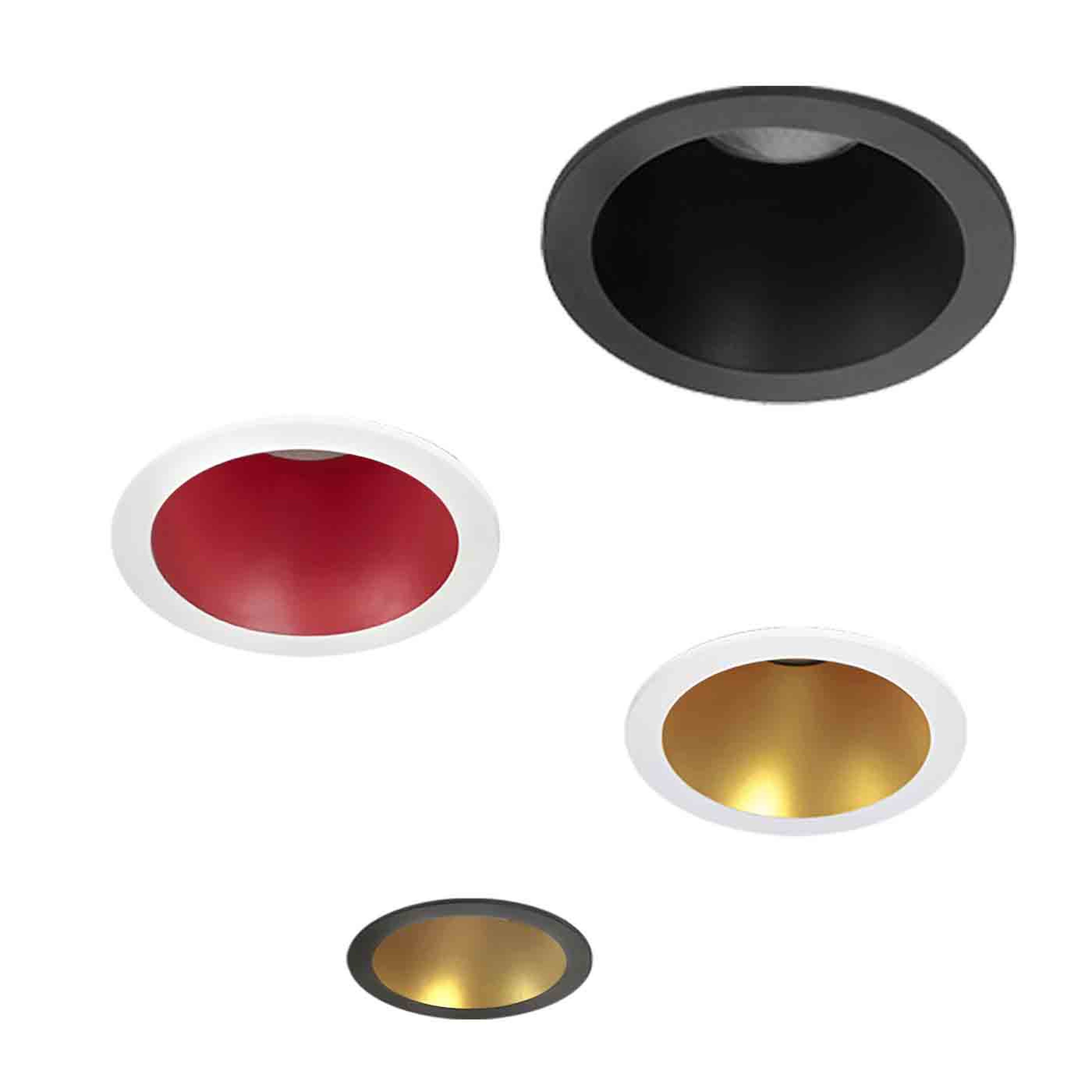 Be-Led - DAILY REFLECTEUR BLANC INTERIEUR DORE