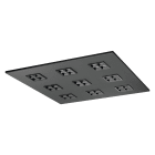 Be-Led - DALLE PURE CONFORT12-600x600-22W-IP20-UGR12-3000K-NOIR