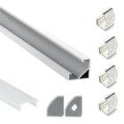 Be-Led - KIT-PROFILE-ANGLE-2M-AVEC ACCESSOIRES