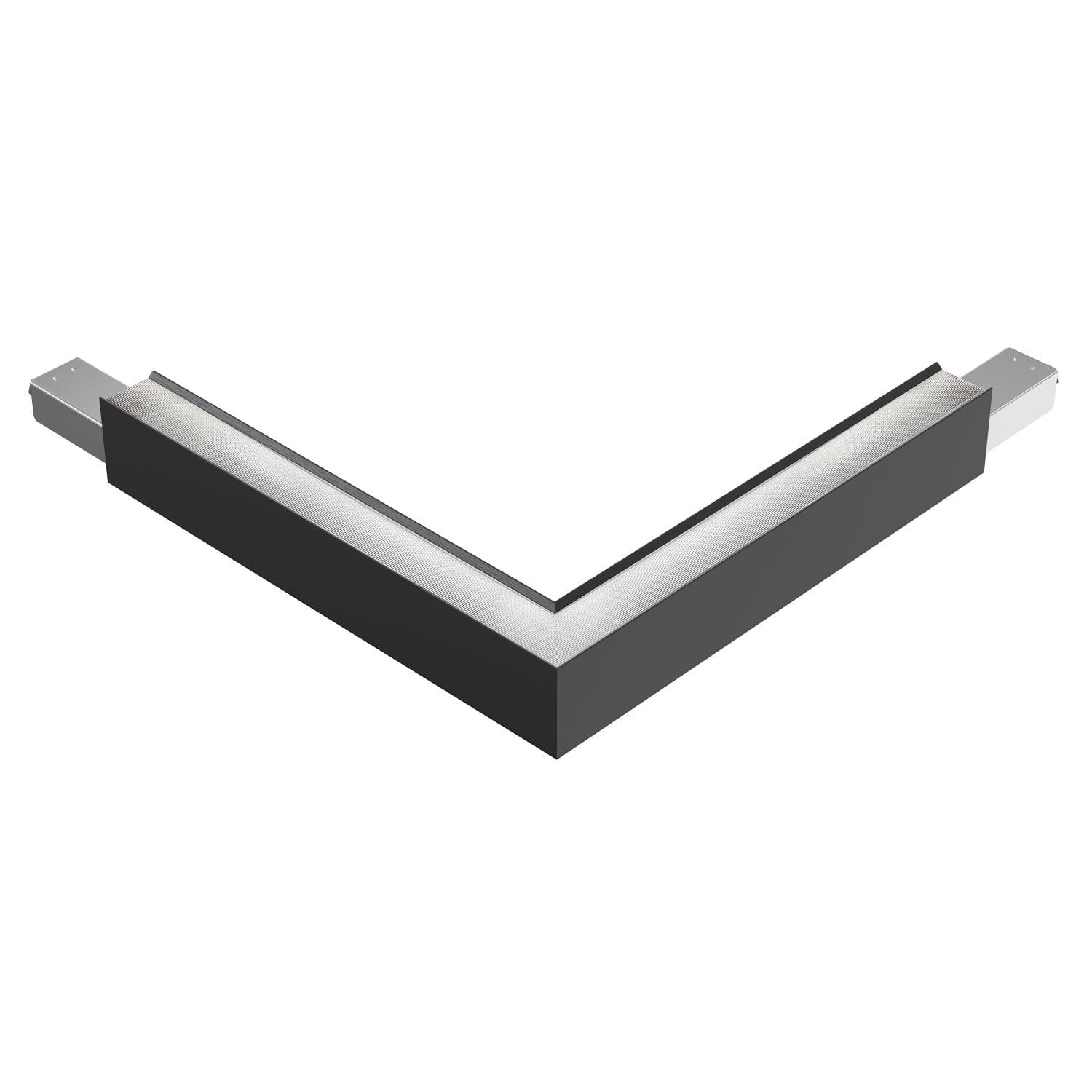 Be-Led - OFFICELINE-ANGLE-3CCT-PRISM-22W-DALI PUSH DIM-NOIR