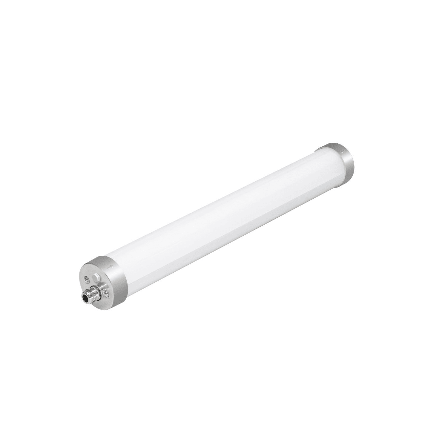 Be-Led - TUBE ECOPLUS G2-600-DETECT-16W-3CCT-IP66-IK10-OPALE-INOX 316