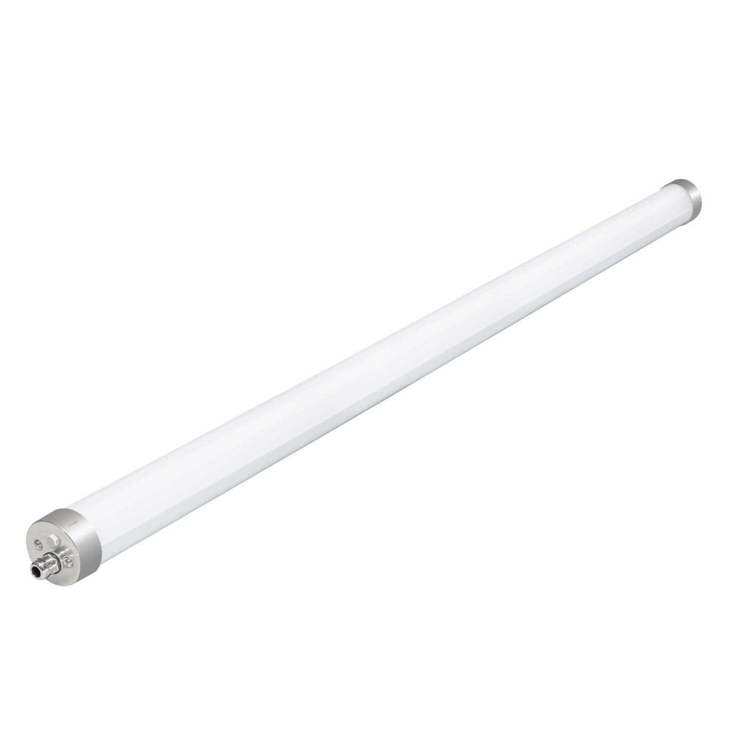 Be-Led - TUBE ECOPLUS G2-1500-DETECT-50W-3CCT-IP66-IK10-OPALE-INOX 316
