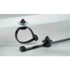 Hellermanntyton - Lanière de fixation à pied sapin 300x4.6mm en PA66 Haute température - T80IFT6LG
